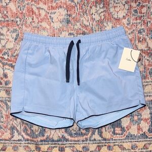 Cadets Men’s Cabana Swim Shorts in Light Blue SZ S NWT